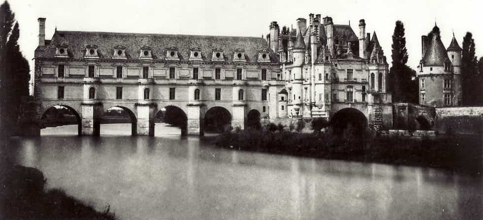 Photographie du château de Chenonceau en 1851 par Gustave Le Gray