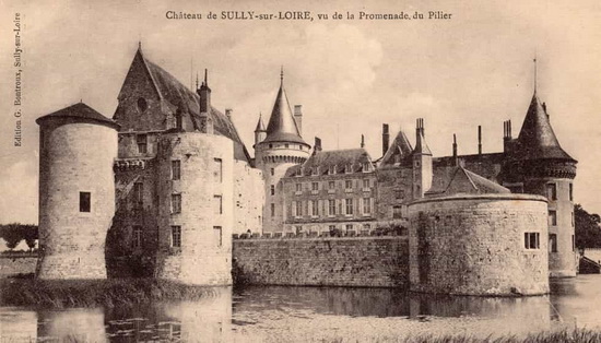 carte postale ancienne du château