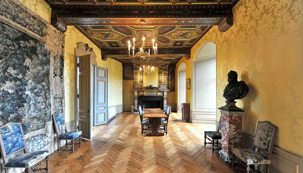 intérieur du château